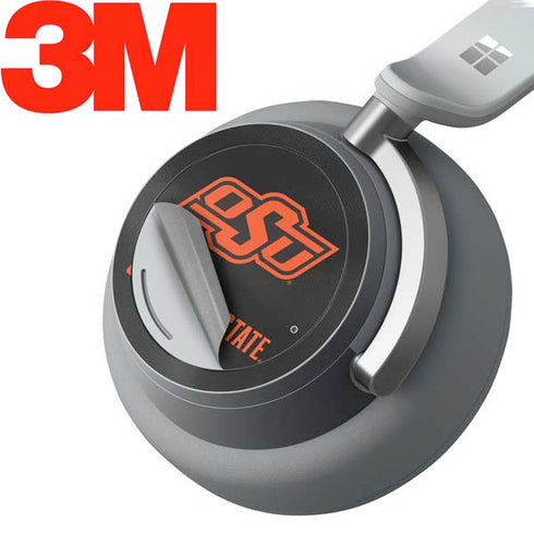 Oklahoma State University Black Jersey Surface Headphones Skin